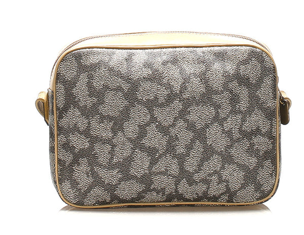 イヴ サンローラン ジラフ PVC レザー ショルダーバッグ レディース YVES SAINT LAURENT 中古