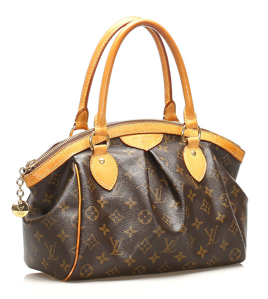 ルイ ヴィトン モノグラム ティヴォリPM M40143 ブラウン 茶 ハンドバッグ レディース LOUIS VUITTON 中古