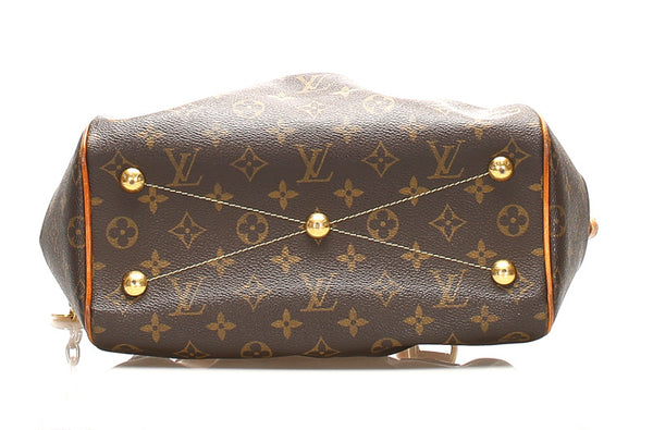 ルイ ヴィトン モノグラム ティヴォリPM M40143 ブラウン 茶 ハンドバッグ レディース LOUIS VUITTON 中古