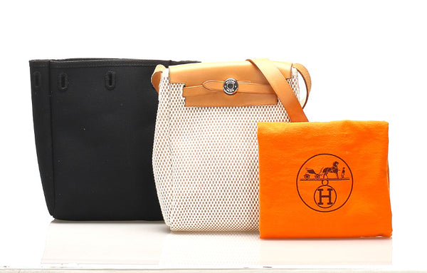 エルメス エールバッグＴＰＭ ブラック トワルアッシュ ショルダーバッグ レディース HERMES 中古