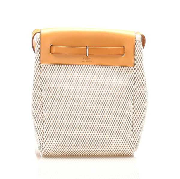 エルメス エールバッグＴＰＭ ブラック トワルアッシュ ショルダーバッグ レディース HERMES 中古
