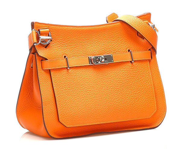 エルメス ジプシエール28 オレンジ トリヨンクレマンス ショルダーバッグ レディース HERMES □N印刻(2010年制)刻印 中古