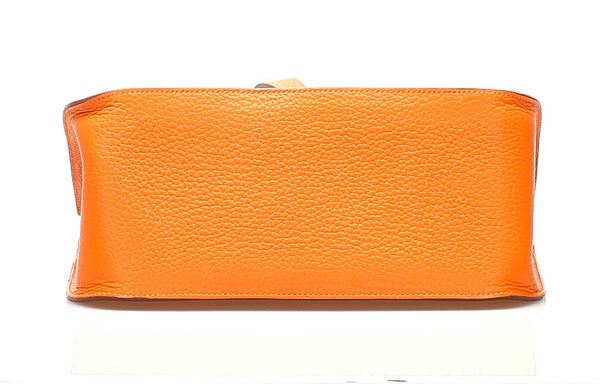エルメス ジプシエール28 オレンジ トリヨンクレマンス ショルダーバッグ レディース HERMES □N印刻(2010年制)刻印 中古