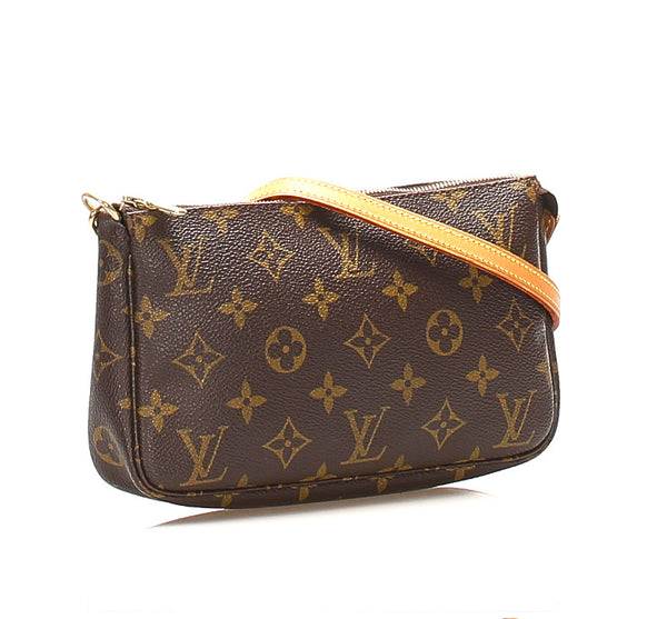 ルイ ヴィトン アクセソワール M51980 ブラウン 茶 PVC レザー アクセサリーポーチ レディース LOUIS VUITTON 中古