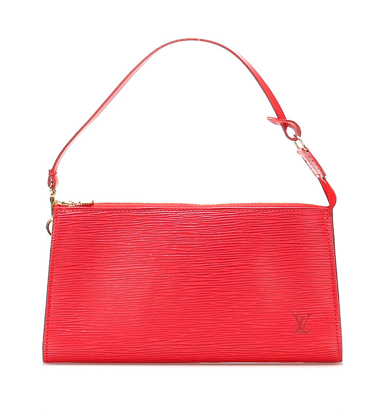 ルイ ヴィトン エピ アクセソワール M5298E レッド レザー アクセサリーポーチ レディース LOUIS VUITTON 中古