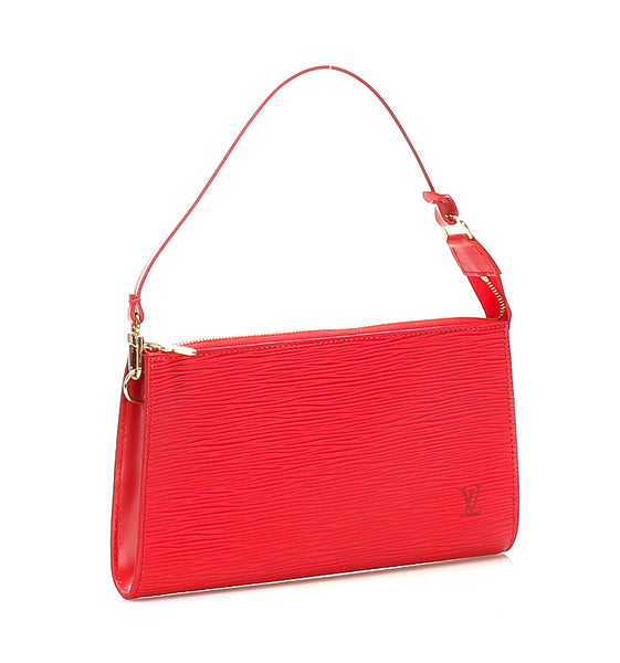ルイ ヴィトン エピ アクセソワール M5298E レッド レザー アクセサリーポーチ レディース LOUIS VUITTON 中古
