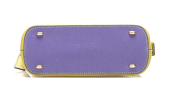 セリーヌ バイカラー ボリード型 レザー ハンドバッグ レディース CELINE 中古