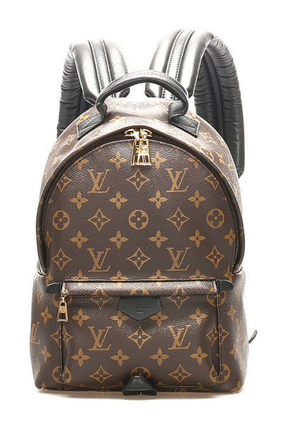 ルイ ヴィトン モノグラム パームスプリングスＰＭ M41560 ブラウン 茶 PVC レザー リュック・デイパック レディース LOUIS VUITTON 中古