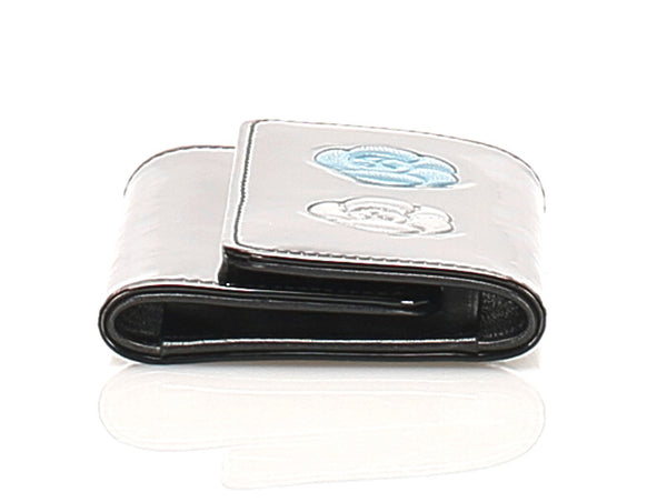 シャネル カメリア ブラック エナメル キーケース レディース CHANEL 中古