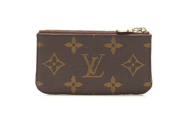 ルイ ヴィトン モノグラム ポシェット クレ M62650 ブラウン PVC レザー キーリング ユニセックス LOUIS VUITTON 中古