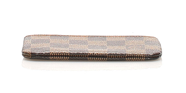 ルイ ヴィトン ダミエ ポシェット・クレ M62650 ブラウン PVC コインケース レディース LOUIS VUITTON 中古