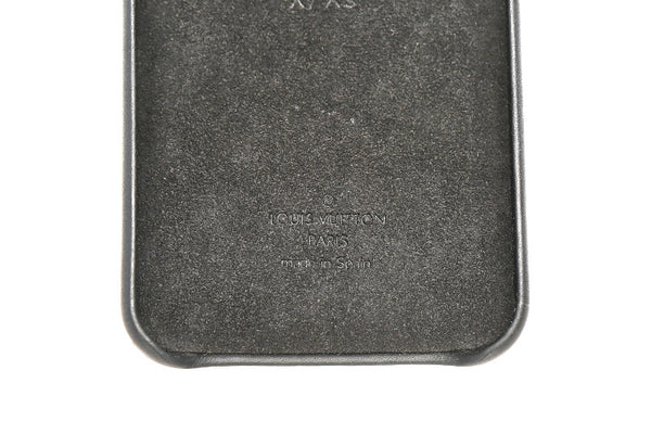 ルイ ヴィトン モノグラム M68793 ブラック ブラウン レザー iphonex XS ユニセックス LOUIS VUITTON 中古