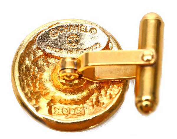 シャネル ゴールド メッキ カフス レディース CHANEL 中古