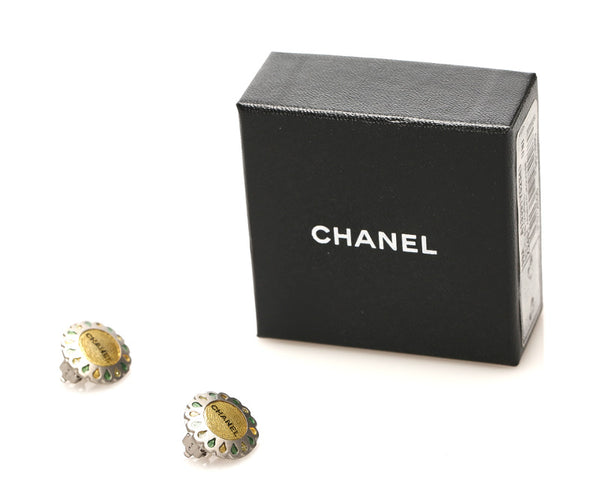 シャネル シルバー メタル イヤリング  CHANEL 中古