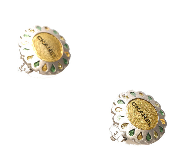 シャネル シルバー メタル イヤリング  CHANEL 中古