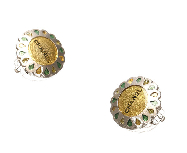 シャネル シルバー メタル イヤリング  CHANEL 中古