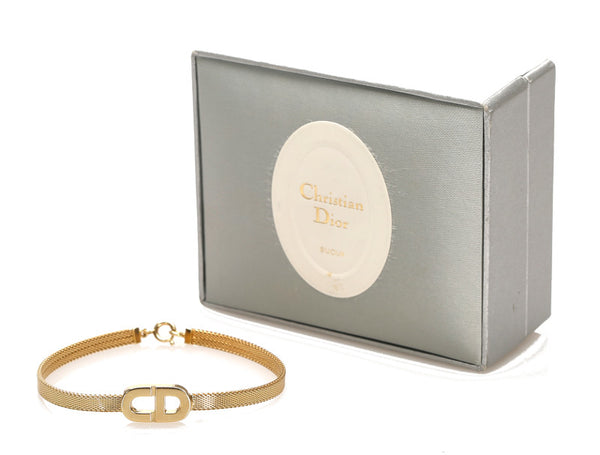 ディオール ＧＤ ゴールド メッキ ブレスレット レディース Dior 中古