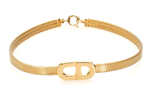 ディオール ＧＤ ゴールド メッキ ブレスレット レディース Dior 中古