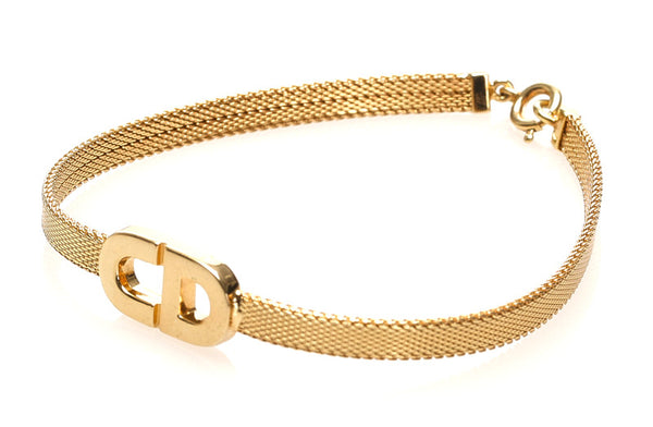 ディオール ＧＤ ゴールド メッキ ブレスレット レディース Dior 中古