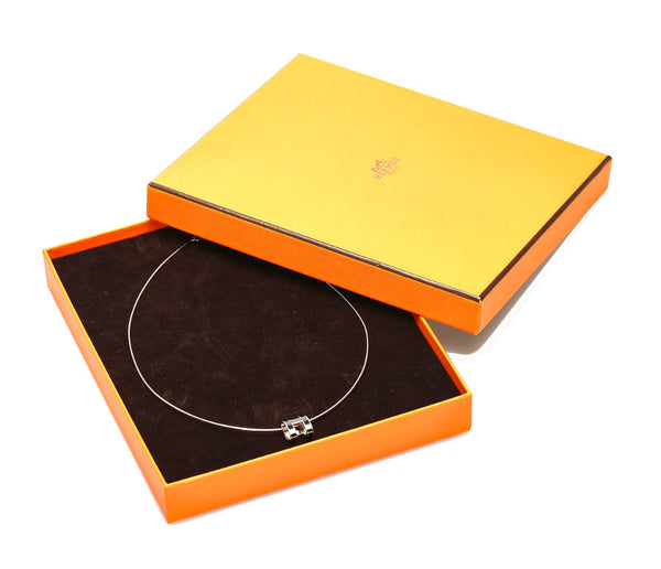エルメス SV925 シルバー ポップアッシュ ネックレス レディース HERMES 中古