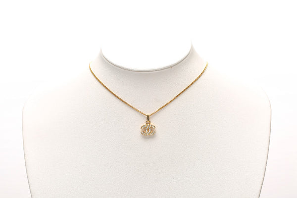 シャネル ココマーク ゴールド メッキ ネックレス レディース CHANEL 中古