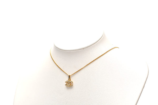 シャネル ココマーク ゴールド メッキ ネックレス レディース CHANEL 中古