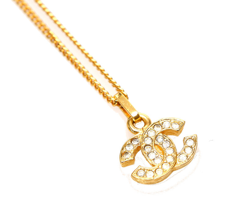 シャネル ココマーク ゴールド メッキ ネックレス レディース CHANEL 中古