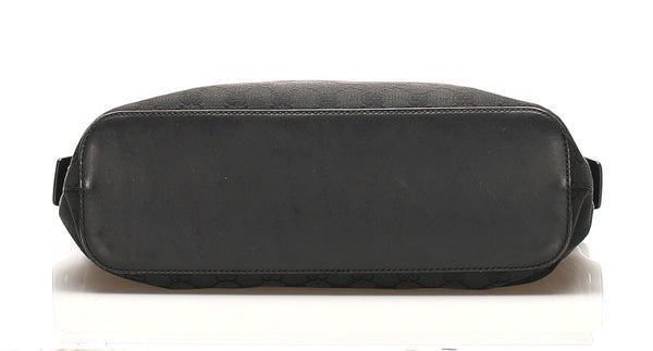 グッチ GGキャンバス ブラック 黒 キャンバス ショルダーバッグ レディース GUCCI 中古