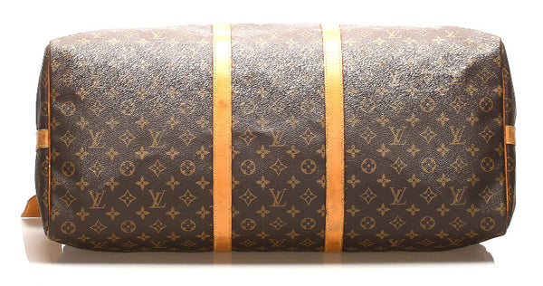 ルイ ヴィトン モノグラム キーポル バンドリエール60 M41412 ブラウン 茶 PVC ボストンバッグ レディース LOUIS VUITTON 中古