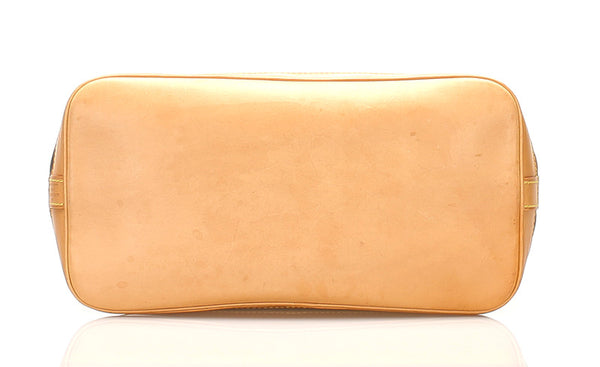 ルイ ヴィトン モノグラム アルマ M53151 ブラウン 茶 PVC レザー ハンドバッグ レディース LOUIS VUITTON 中古