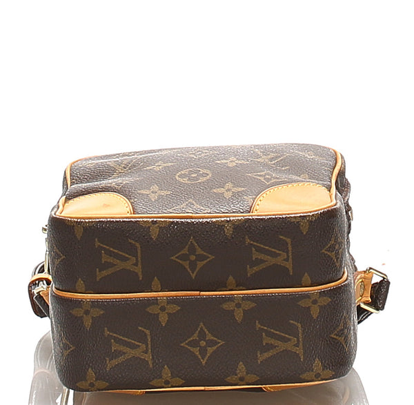 ルイ ヴィトン モノグラム アマゾン M45236 ブラウン PVC レザー 斜め掛け ショルダーバッグ ユニセックス LOUIS VUITTON 中古
