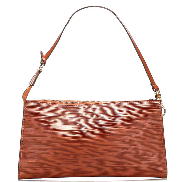 ルイ ヴィトン エピ アクセソワール M52953 ブラウン 茶 レザー ポーチ レディース LOUIS VUITTON 中古