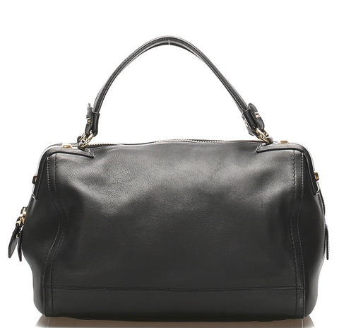 サルヴァトーレフェラガモ AU-21 / D321 ブラック 黒 レザー ハンドバッグ レディース Salvatore Ferragamo 中古