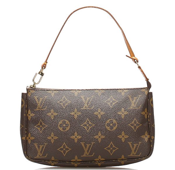 ルイ ヴィトン アクセソワール M51980 ブラウン 茶 PVC レザー ショルダーバッグ レディース LOUIS VUITTON 中古