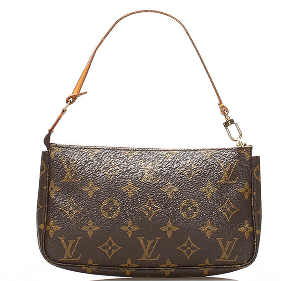 ルイ ヴィトン アクセソワール M51980 ブラウン 茶 PVC レザー ショルダーバッグ レディース LOUIS VUITTON 中古