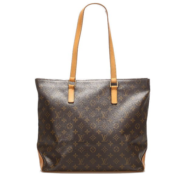 ルイ ヴィトン モノグラム カバメゾ M51151 ブラウン PVC レザー トートバッグ レディース LOUIS VUITTON 中古