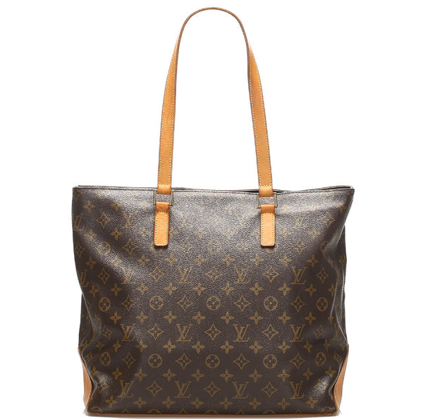ルイ ヴィトン モノグラム カバメゾ M51151 ブラウン PVC レザー トートバッグ レディース LOUIS VUITTON 中古
