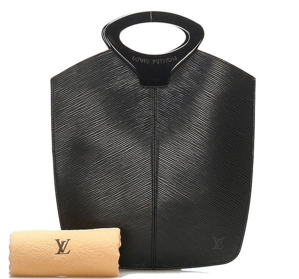 ルイ ヴィトン エピ ドゥミ・リュンヌ M52682 ブラック 黒 レザー ショルダーバッグ レディース LOUIS VUITTON 中古