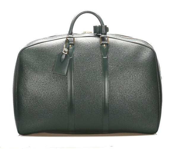 ルイ ヴィトン タイガ エランガアンポッシュ M30104 グリーン レザー ボストンバッグ メンズ LOUIS VUITTON 中古