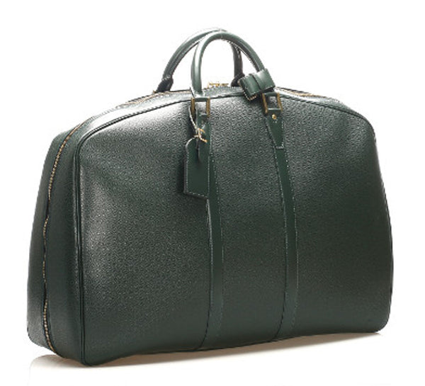 ルイ ヴィトン タイガ エランガアンポッシュ M30104 グリーン レザー ボストンバッグ メンズ LOUIS VUITTON 中古