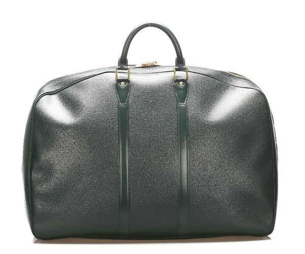 ルイ ヴィトン タイガ エランガアンポッシュ M30104 グリーン レザー ボストンバッグ メンズ LOUIS VUITTON 中古