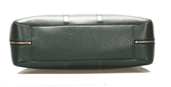 ルイ ヴィトン タイガ エランガアンポッシュ M30104 グリーン レザー ボストンバッグ メンズ LOUIS VUITTON 中古