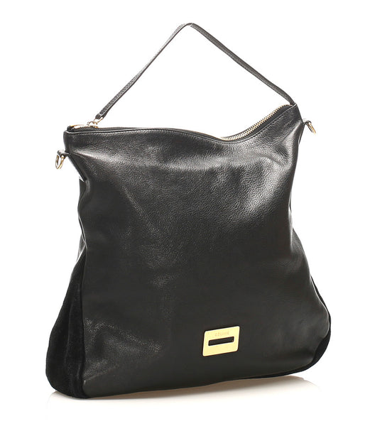 セリーヌ ブラック レザー ハンドバッグ レディース CELINE 中古