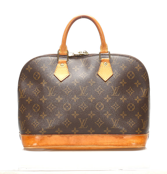 ルイ ヴィトン モノグラム アルマ Ｍ５１１３０ ブラウン PVC レザー ハンドバッグ レディース LOUIS VUITTON 【中古】