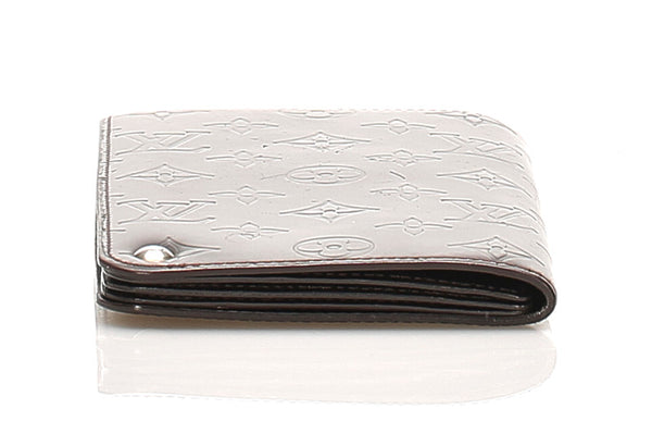 ルイ ヴィトン モノグラム グラセ  ホイスト M66450 ブラウン レザー 二つ折り財布 ユニセックス LOUIS VUITTON 中古