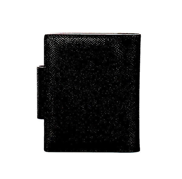 ブルガリ ブラック レザー カードケース メンズ BVLGARI 中古