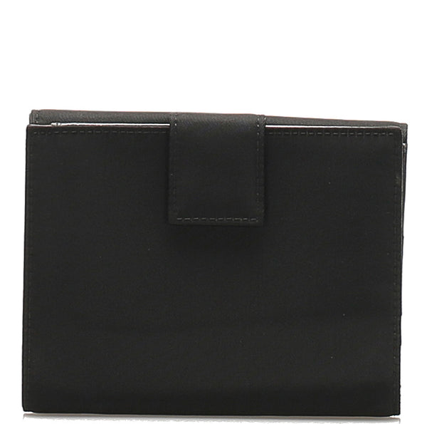 プラダ M523 ブラック 黒 ナイロン 三つ折り財布 ユニセックス PRADA 中古