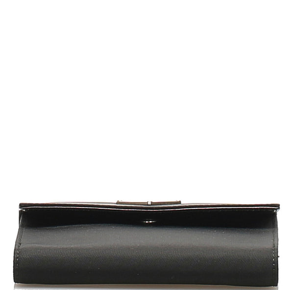 プラダ M523 ブラック 黒 ナイロン 三つ折り財布 ユニセックス PRADA 中古
