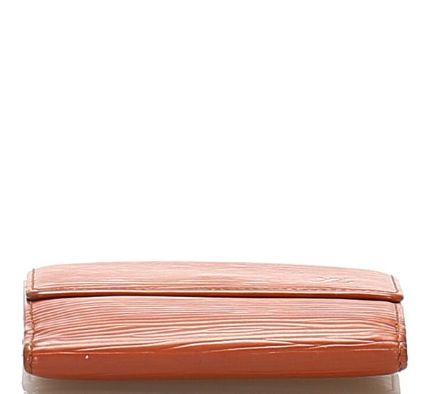 ルイ ヴィトン エピ M63483 ブラウン 茶 レザー 二つ折り財布 レディース LOUIS VUITTON 中古
