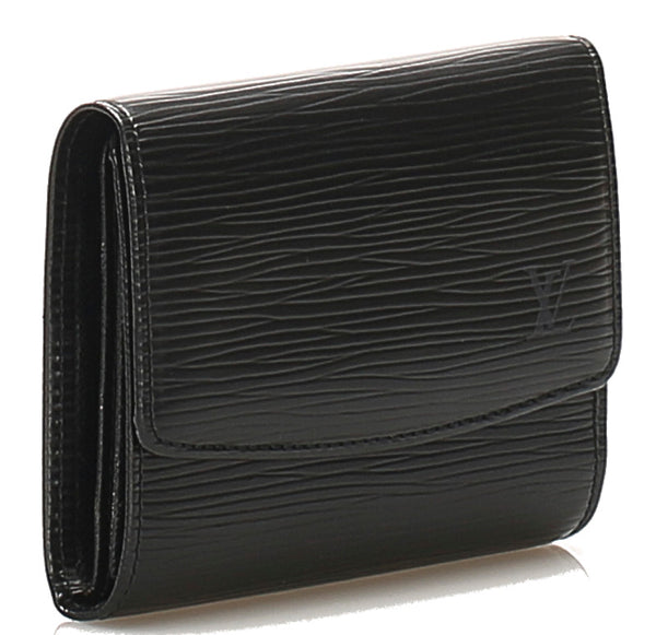 ルイ ヴィトン エピ ポルトカルトクレディ M63482 ブラック レザー カードケース メンズ LOUIS VUITTON 中古